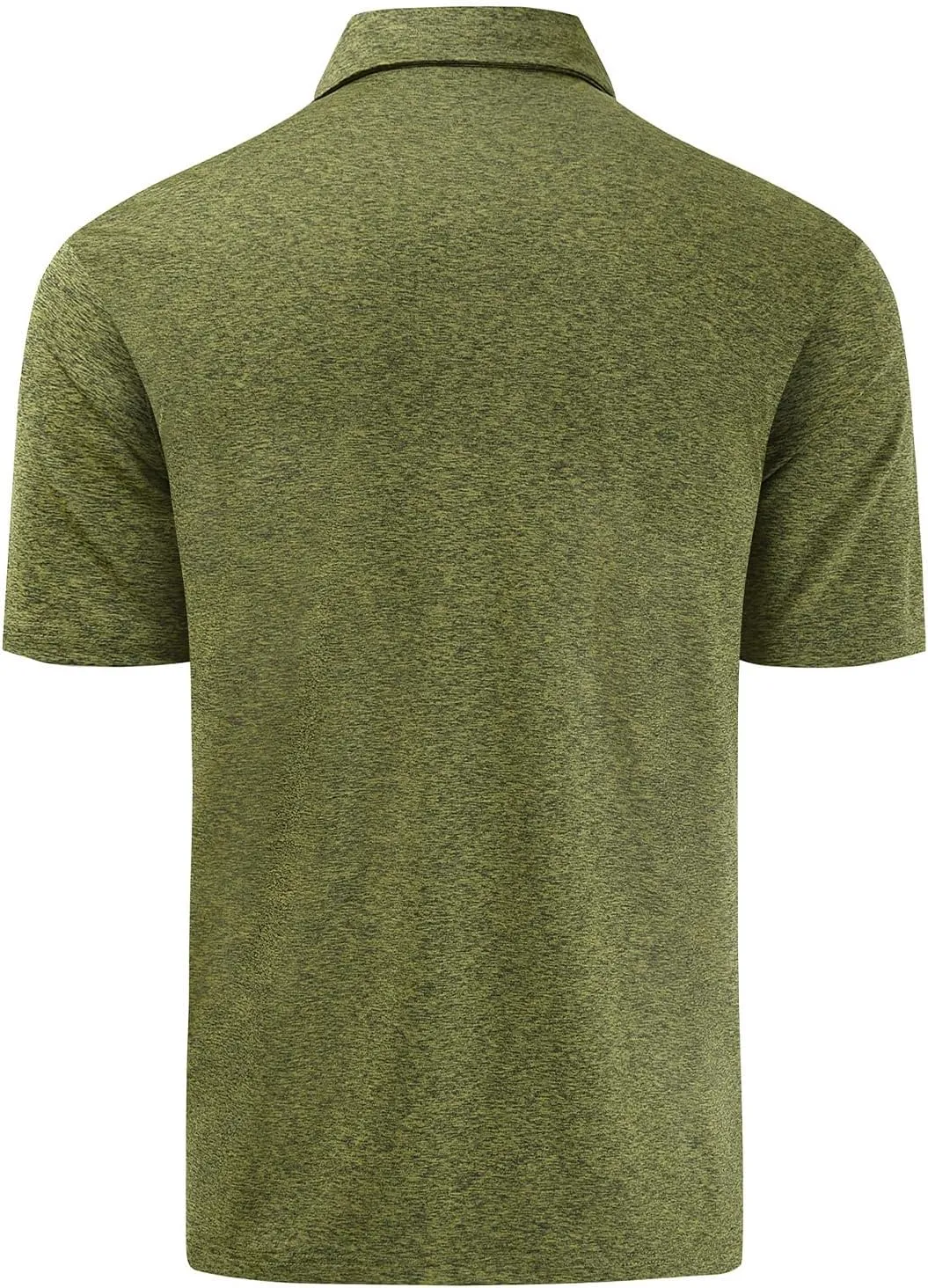 Men's Quick Dry Golf Polo Shirt Moisture Wicking Performance Short Sleeve Athletic Golf Shirts for Men