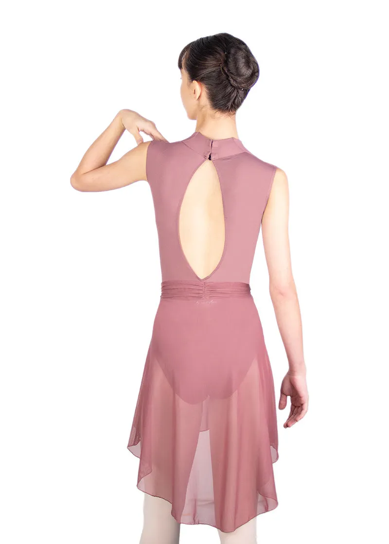 Millie Mesh Pull-On Skirt (Wild Rose)