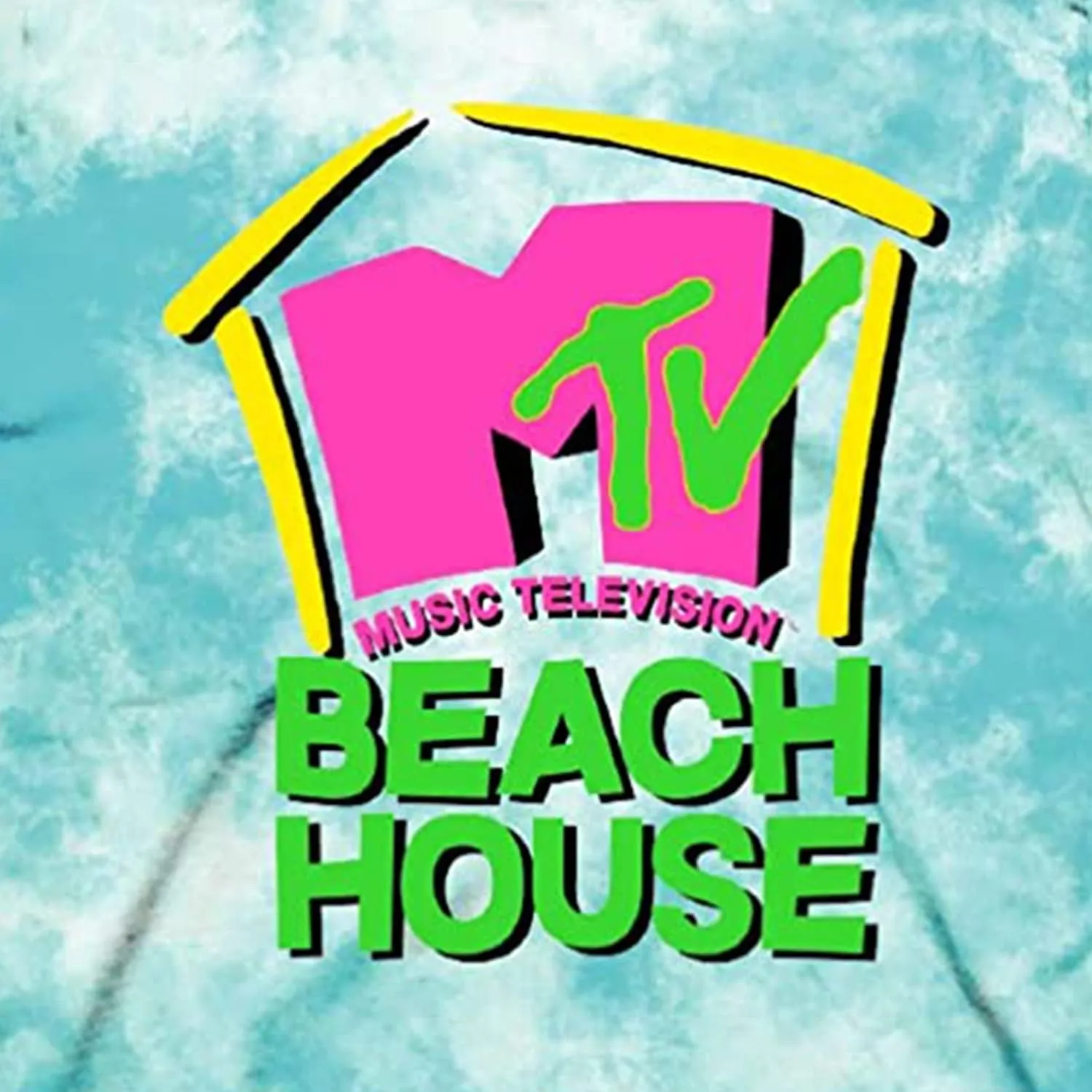 MTV Mens Tie Dye Shirt - #TBT Mens 1980's 1990's Music Television Clothing - Classic I Want My T-Shirt