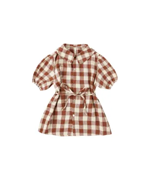 Olive Dress | Ruby Plaid