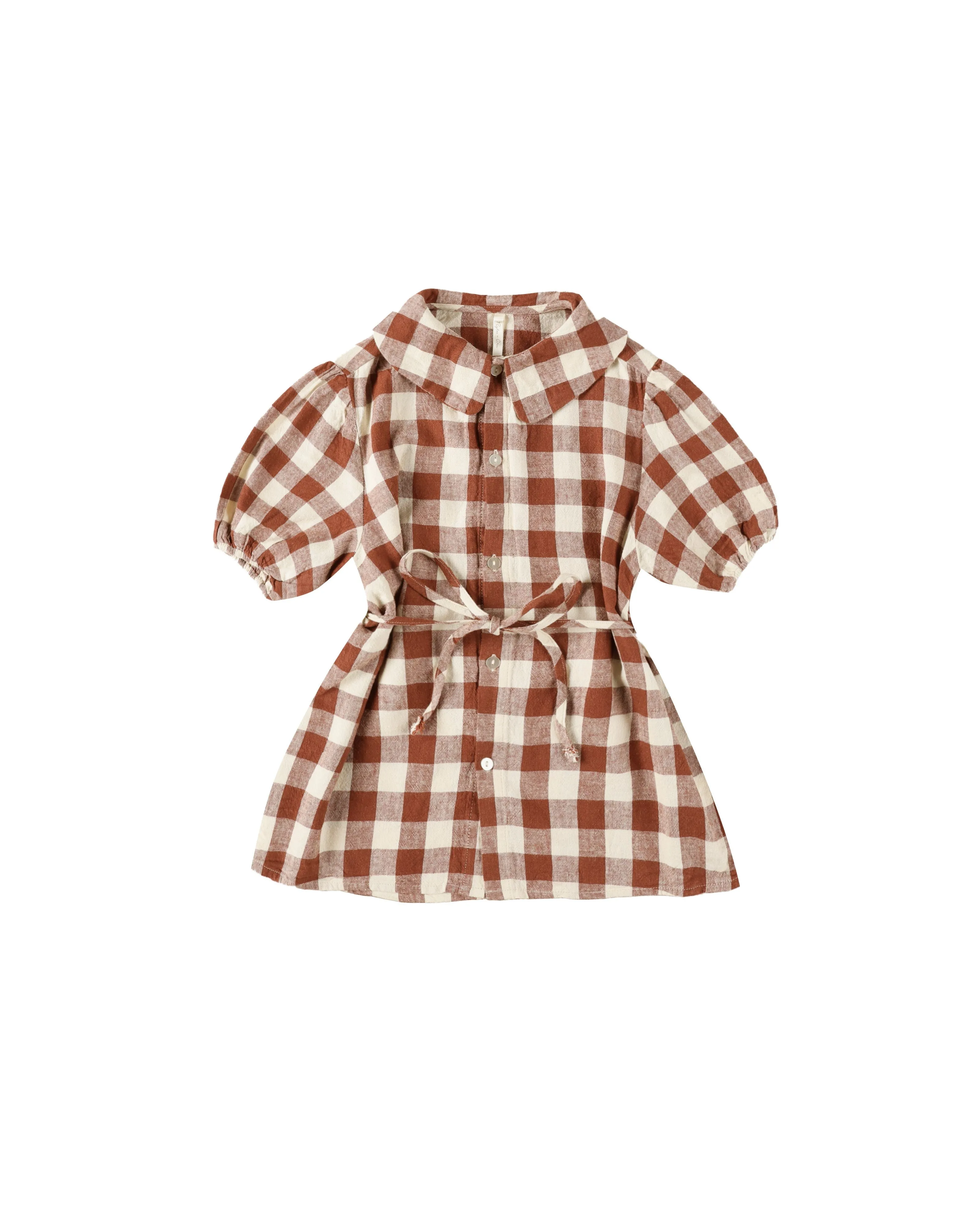 Olive Dress | Ruby Plaid