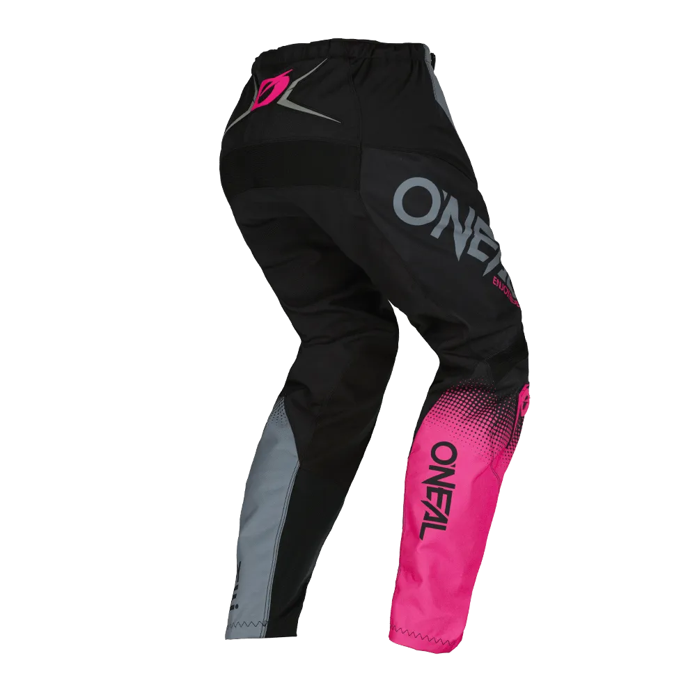 O'Neal Women's Element Racewear Pant Black/Gray/Pink