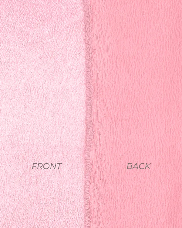 Pink Stretch Satin Crepe | Polyester 54W