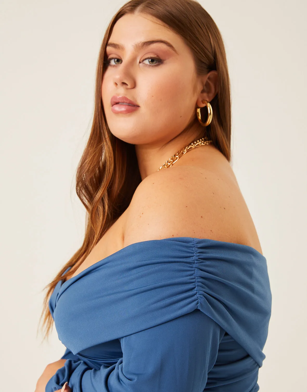 Plus Size Cera Wrap Top