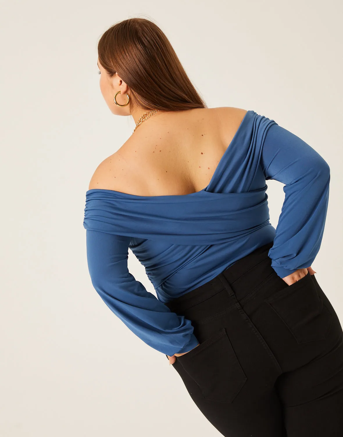 Plus Size Cera Wrap Top