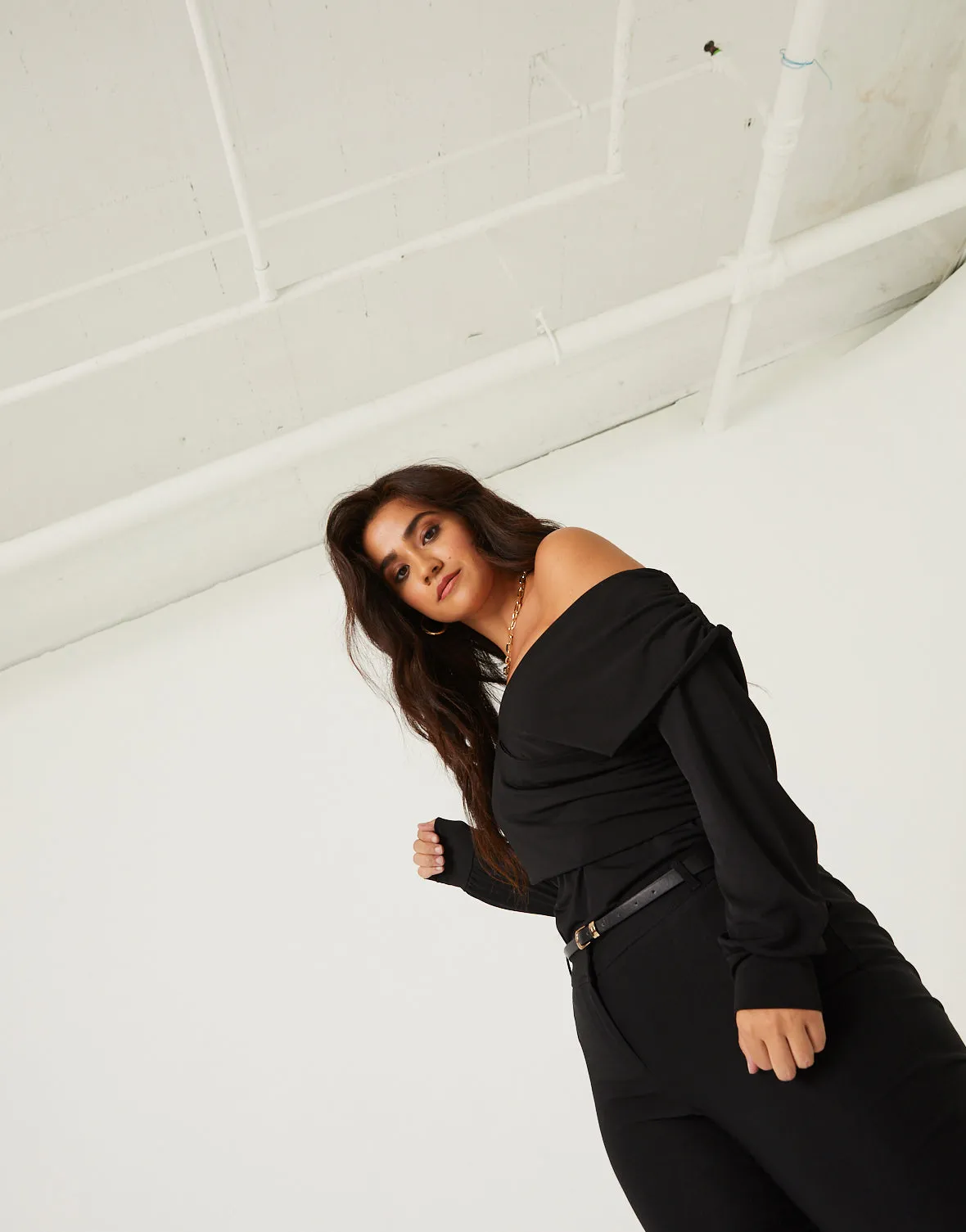 Plus Size Cera Wrap Top