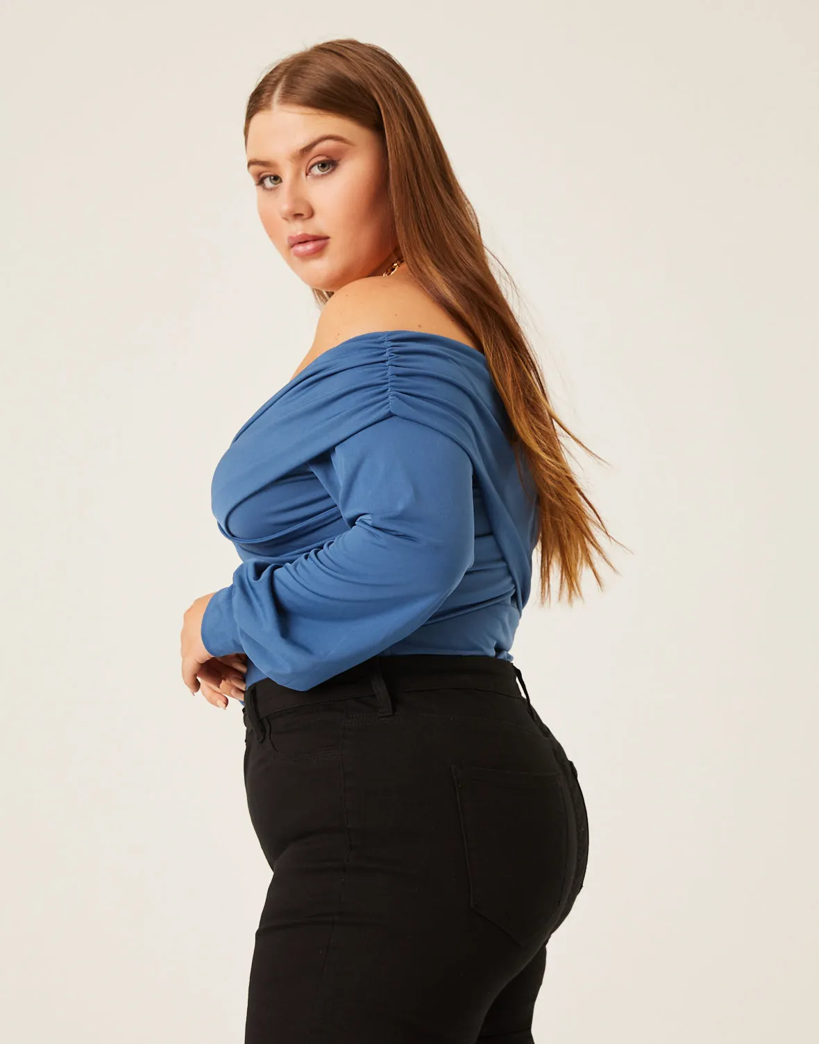 Plus Size Cera Wrap Top
