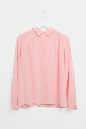 PURE SILK ROSE VINTAGE SHIRT