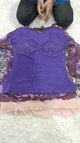 Purple shaded Elegant blouses/tops - 14 pcs - 21/10/24