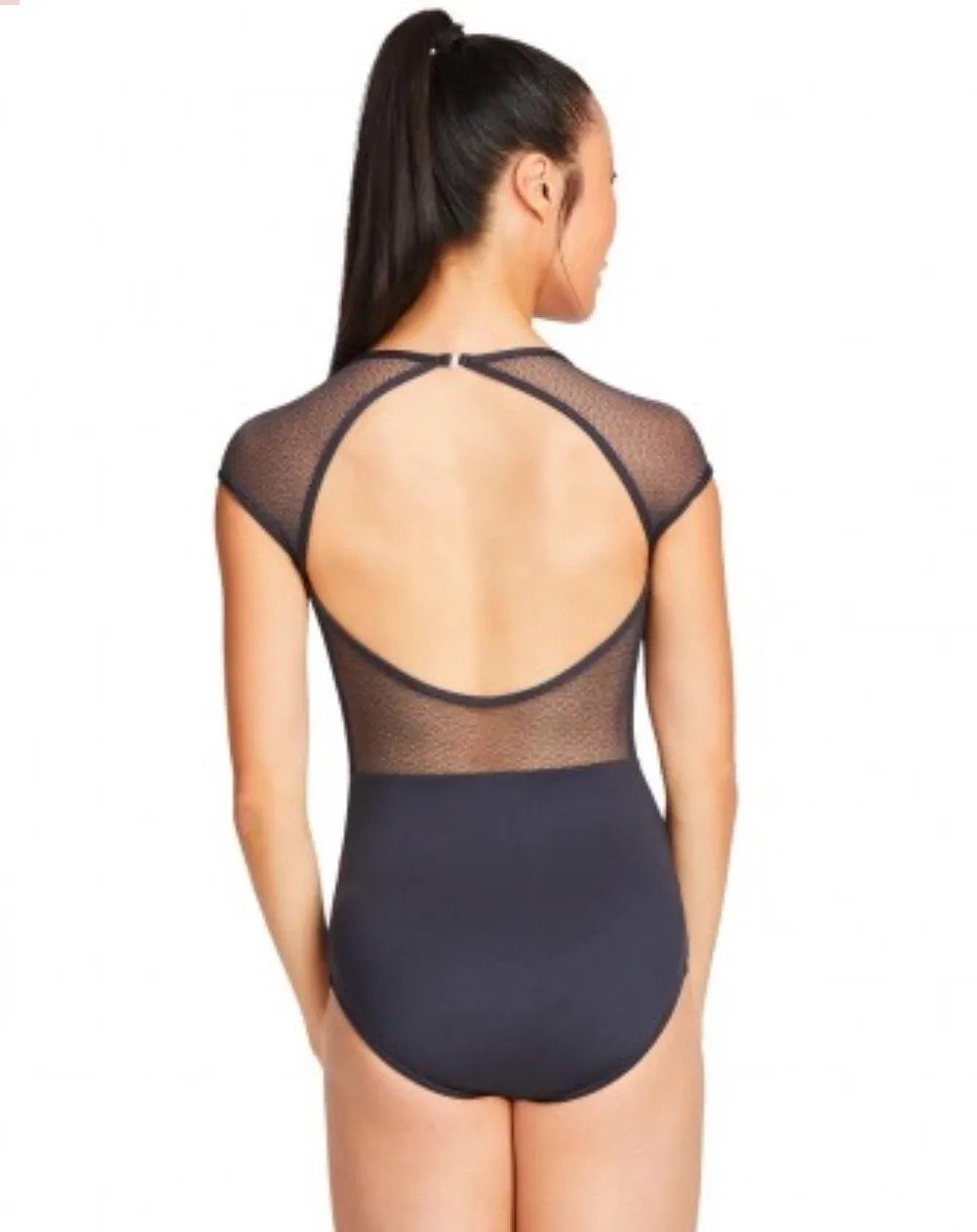 Raglan Sleeve High Neck Leotard