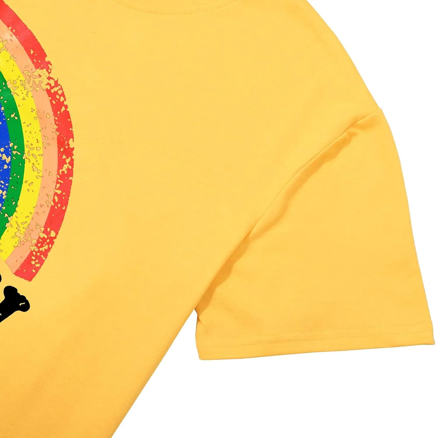 Rainbow Graphic Short Sleeve Inspirational Shirt Funny Casual Tee Shirts