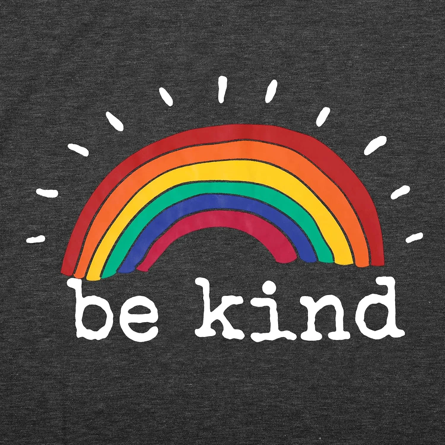Rainbow Graphic Short Sleeve Inspirational Shirt Funny Casual Tee Shirts