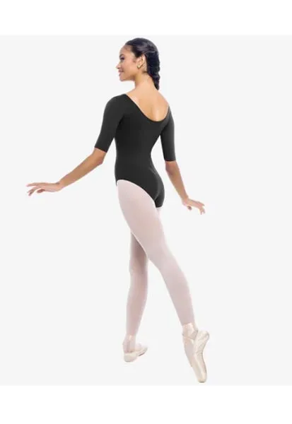 So Danca SL27 Ashley Adult Microfiber Basic Half Sleeve Leotard