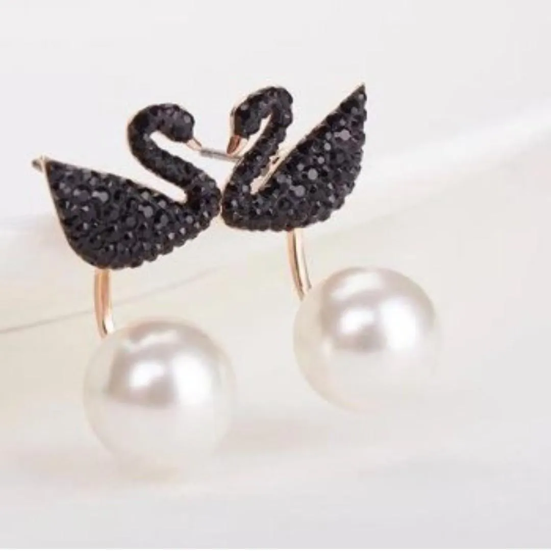 SWAROVSKI Swarovski Iconic Swan Pierced Earring Jackets 5193949
