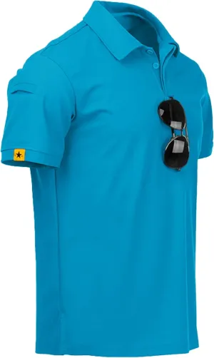 V VALANCH Mens Polo Shirts Short Sleeve Moisture Wicking Golf Polo Athletic Collared Shirt Tennis T-Shirt Tops