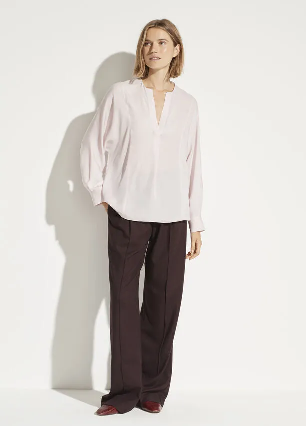 Vince - Half Placket Blouse in Rosa Seco