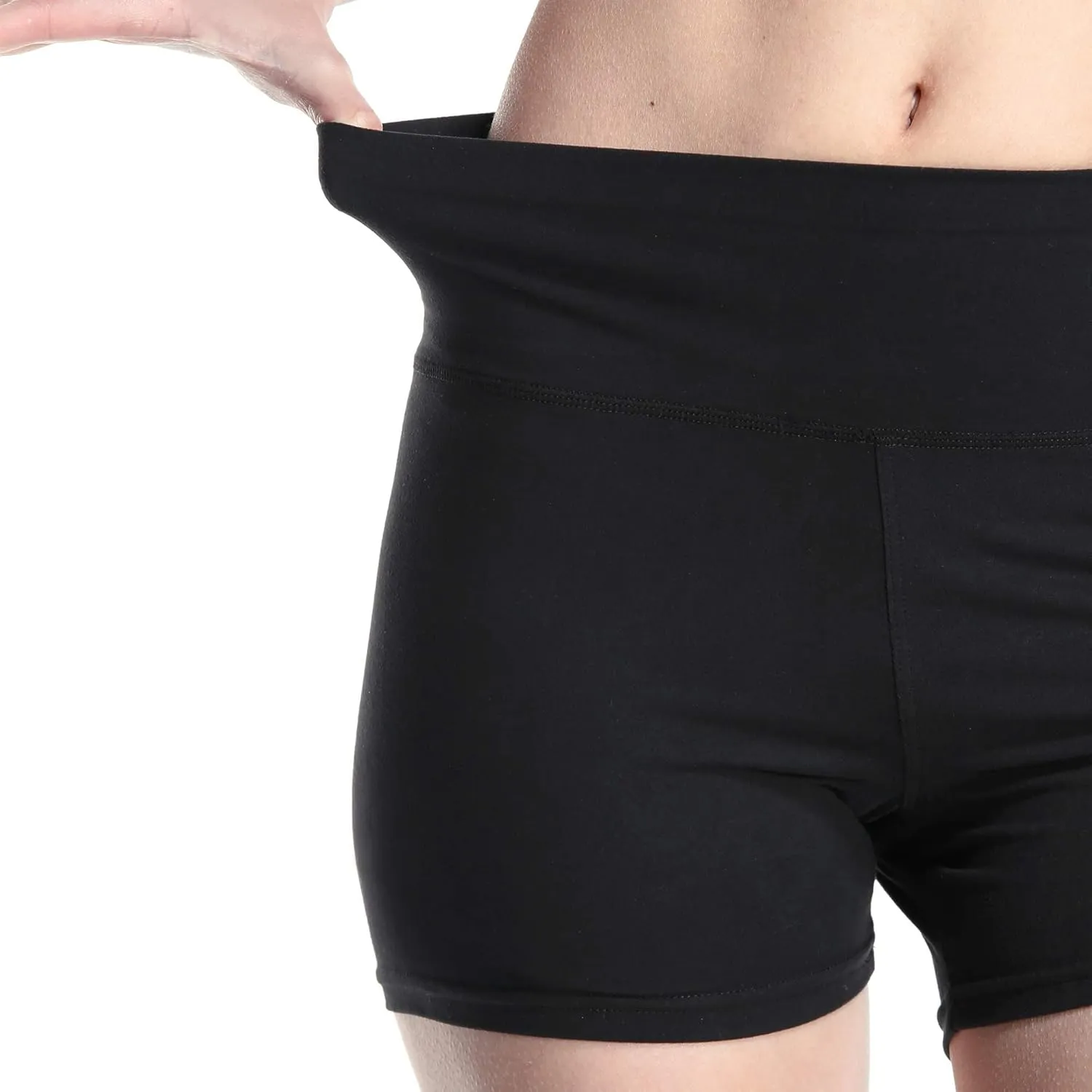 Women's Workout Yoga Athletic Running Dance Gym Shorts High Waist Cheerleader Volleyball Short Pants