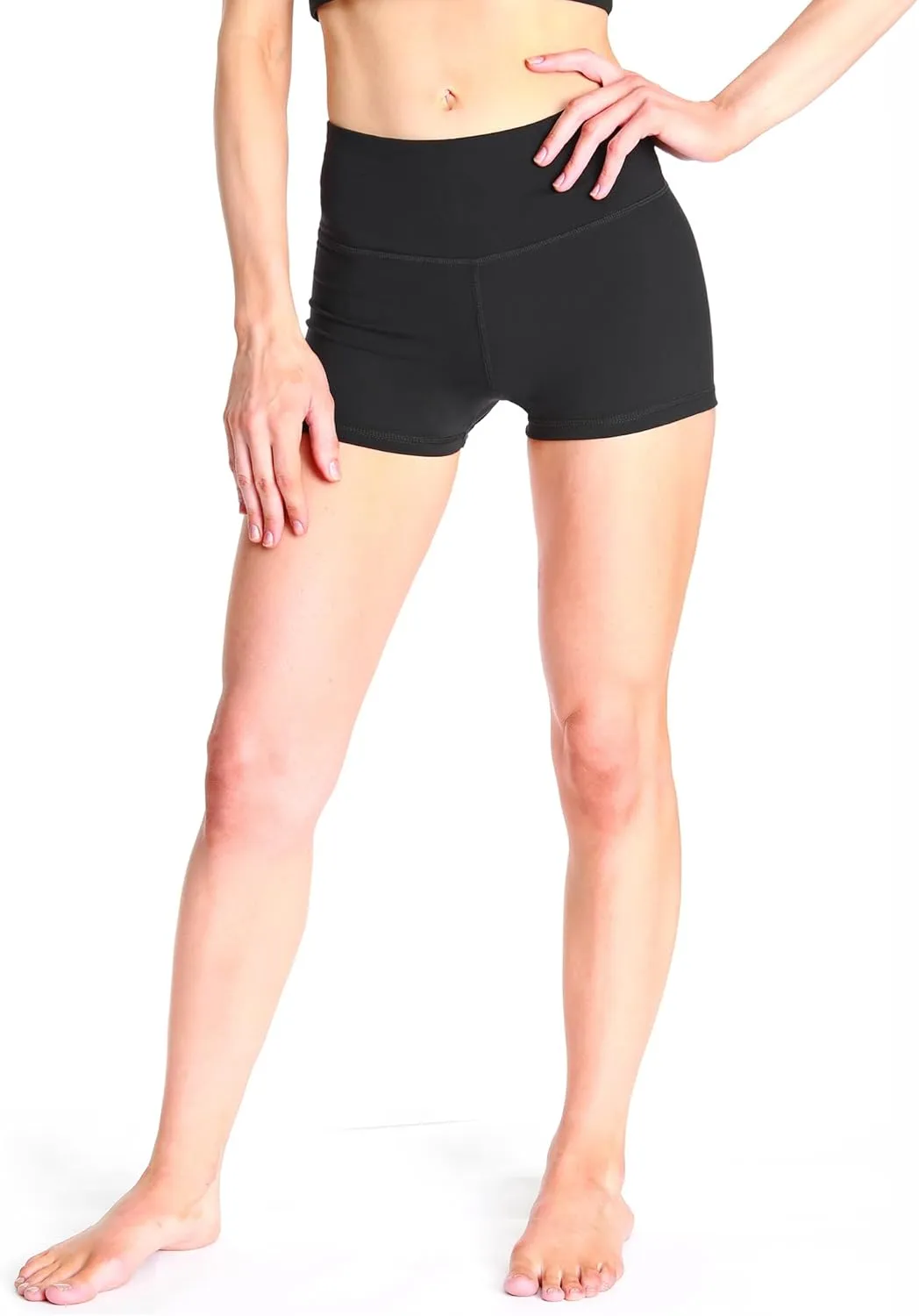 Women's Workout Yoga Athletic Running Dance Gym Shorts High Waist Cheerleader Volleyball Short Pants