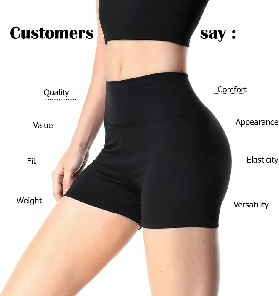 Women's Workout Yoga Athletic Running Dance Gym Shorts High Waist Cheerleader Volleyball Short Pants
