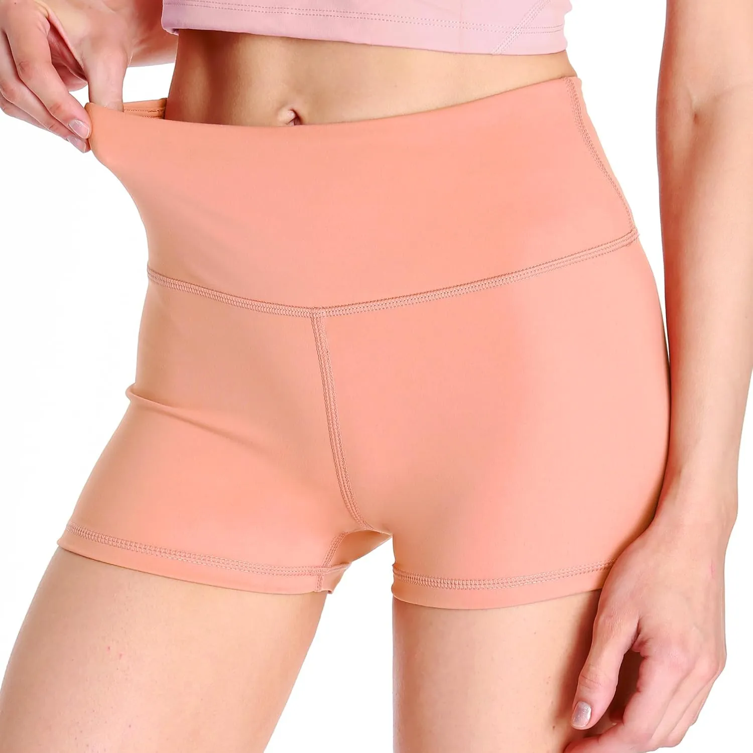 Women's Workout Yoga Athletic Running Dance Gym Shorts High Waist Cheerleader Volleyball Short Pants